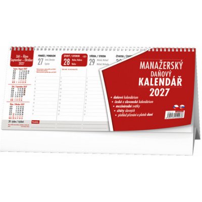 Manažerský daňový stolní 2027 – Zboží Mobilmania