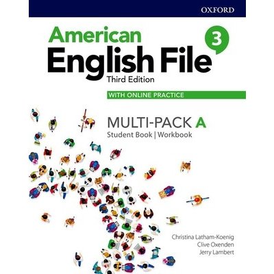 American English File Level 3 Student Book/Workbook Multi-Pack a with Online Practice (Latham-Koening Christina)(Paperback)