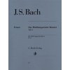 Noty a zpěvník Dobře temperovaný klavír BWV 846-869 1. díl Johann Sebastian Bach