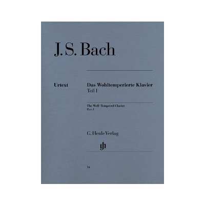 Dobře temperovaný klavír BWV 846-869 1. díl Johann Sebastian Bach