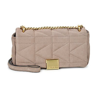 Karl Lagerfeld kabelky s dlouhým popruhem K/KUILT SP SM crossbody NUBUCK béžová – Hledejceny.cz