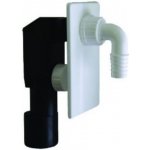 Sifon pračkový podomítkový - Bílá deska, koleno bílé - DN 40/50 – Sleviste.cz