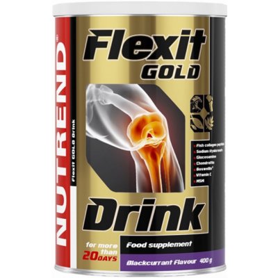 Nutrend Flexit Gold Drink 400 g, černý rybíz