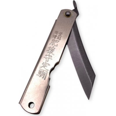 NAGAO Japonský zavírací nůž Higonokami ZENKOU - celoocelový - 100 mm, stříbrný HN100ZP – Zboží Dáma