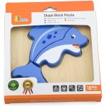 Viga dřevěné puzzle pro nejmenší delfín – Sleviste.cz