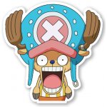 One Piece Samolepka Chopper – Zboží Živě