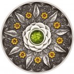 Česká mincovna Stříbrná medaile Mandala s vltavínem štěstí a hojnost stand 93,3 g – Sleviste.cz