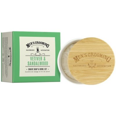 Scottish Fine Soaps Pánské Mýdlo na holení v dóze Vetiver a Santalové dřevo, 100 g – Zboží Mobilmania
