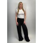Reporter Young široké kalhoty s nohavicemi zapínanými na patentky černá – Zboží Mobilmania