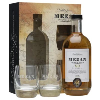 Mezan „XO Hampden & Monymusk” 40% 0,7 l (dárkové balení 2 panáky)