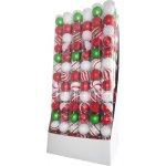 MagicHome Vánoční koule 14 ks červenobílé s ozdobou na vánoční stromek 8 cm prodejní obal 24 trubek – Hledejceny.cz