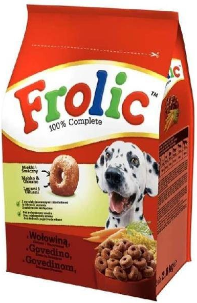 Frolic Complete s hovězím masem obilovinami a zeleninou 2,8 kg