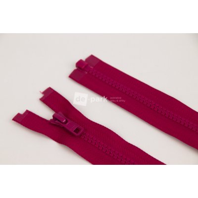 de-park Zip YKK - 60cm - dělitelný - ostružinová - 438 – Zboží Mobilmania