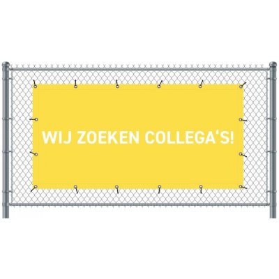 Jansen Display Standardní banner na plot 300 x 140 cm Přijímáme nové zaměstnance holandský žlutá – Zbozi.Blesk.cz