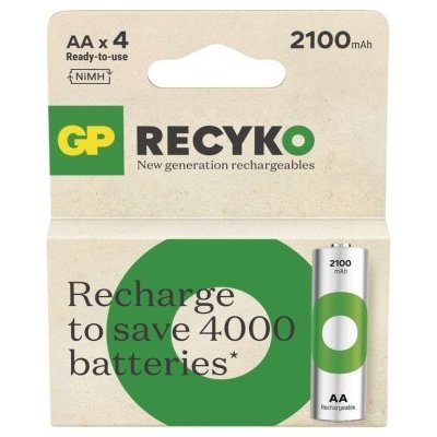 GP ReCyko 2100 AA 4 ks 1032224210