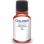 Coloris Speciální razítková barva Kroska P na kov a tvrdou gumu červená 50 g – Sleviste.cz