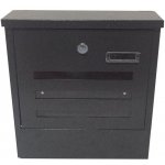 Poštovní schránka (350x415x125mm, hrúbka 0.6mm), max. formát listu: A4, antracitová – Hledejceny.cz