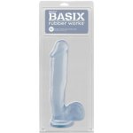 Basix Rubber Works Průhledné dildo s varlaty 12 – Hledejceny.cz