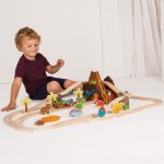 Bigjigs dinosauří vláčkodráha Rail – Zboží Mobilmania