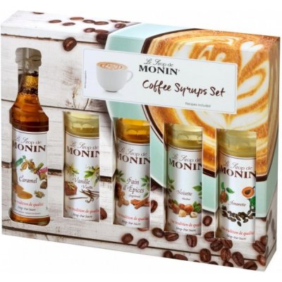 MONIN Sirup Monin Coffee set Mini 5 x 50 ml – Zboží Mobilmania