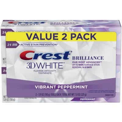 Procter & Gamble Crest 3D White BRILLIANCE 2 x 130 g – Hledejceny.cz