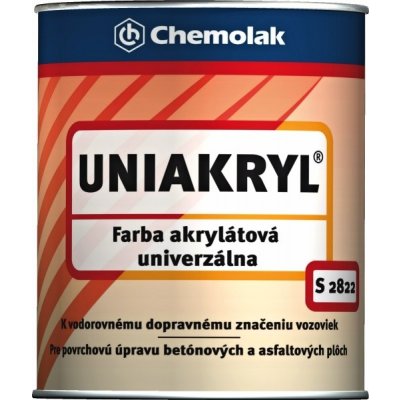 Chemolak S 2822 UNIAKRYL 5 kg Červená – Hledejceny.cz