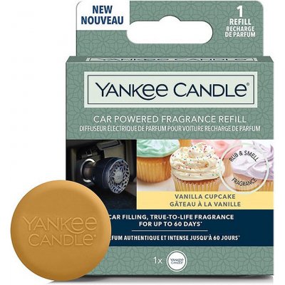 Yankee Candle Vanilla Cupcake vonný difuzér do zapalovače auta - náhradní náplň – Zbozi.Blesk.cz