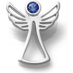 Zlatnictví Zlatíčko Zlatý přívěsek anděl s tmavě modrým zirkonem 080.00001 – Sleviste.cz