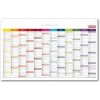 Kalendář Nástěnný Plánovací mapa SK s očky na zavěšení 80x100 cm barevná 2024