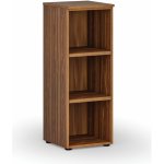 Primo Kancelářský regál WOOD, 1087 x 400 x 420 mm, ořech – Zbozi.Blesk.cz