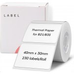 Niimbot štítky R 40x30 mm pro B21 B21S B1 B3S bíl, 230ks – Zboží Dáma