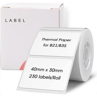Niimbot štítky R 40x30 mm pro B21 B21S B1 B3S bíl, 230ks – Zboží Dáma