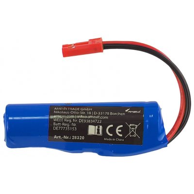 Amewi Trade GmbH Li-Ion baterie 1S 3,7V 500mAh BEC – Hledejceny.cz