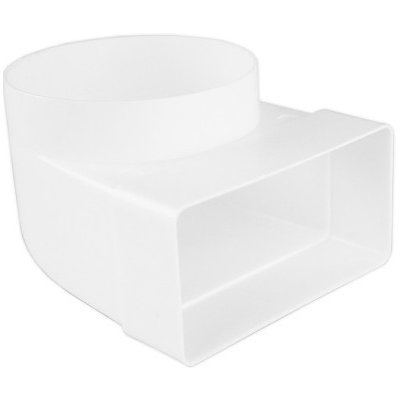 Dalap Redukce 90° z 100 mm na potrubí čtyřhranné 110 x 55 mm – Hledejceny.cz