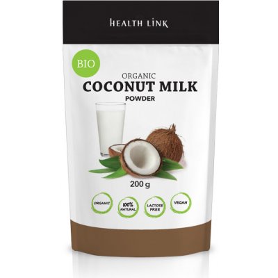 Health Link BIO Kokosové mléko v prášku 200 g – Zboží Mobilmania