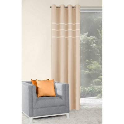 HOTOVÝ ZÁVĚS LILI 140X250 CM BÉŽOVÁ – Hledejceny.cz