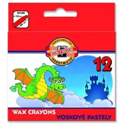 Koh-i-noor Voskovky 8232/12 kulaté tenké 12 ks – Sleviste.cz