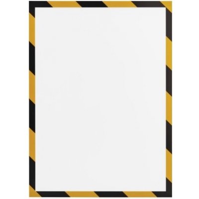 Magnetofix Magnetický rámeček Magnetoplan A4 bezpečnostní žluto-černý 5 ks – Zboží Dáma