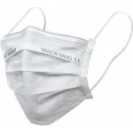 Hydrotrendy rouška VIRAZON NANO bílá, 3 vrstvá 50 ks – Zboží Mobilmania