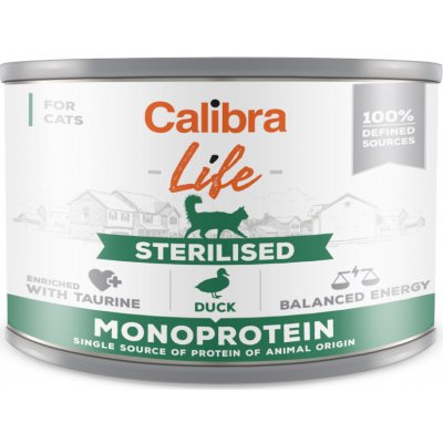 Calibra Life Sterilised Monoprotein Duck 0,2 kg – Zbozi.Blesk.cz