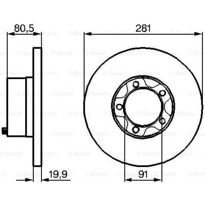 BOSCH Brzdový kotouč 0 986 478 138 – Zbozi.Blesk.cz