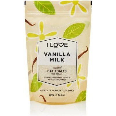 I Love koupelová sůl Vanilla Milk Bath Salts 500 g