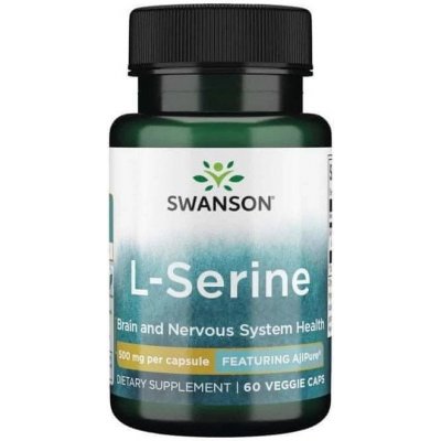 Swanson AjiPure L-Serine 500 mg 60 kapslí – Hledejceny.cz