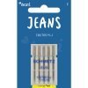 Šicí jehla Jehly na džínovinu TEXI JEANS 130/705 H-J 5x110