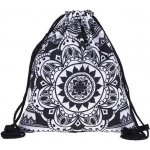 Woodrow Gymsack Vak na záda Mandala černá/bílá – Hledejceny.cz