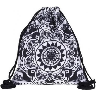 Woodrow Gymsack Vak na záda Mandala černá/bílá – Hledejceny.cz