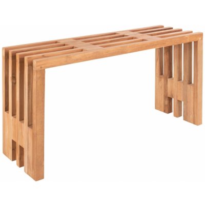 Nordic Living Teaková zahradní lavice Benta 90 cm – Zboží Dáma