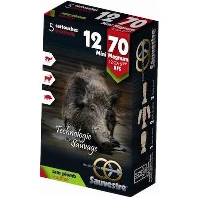Brokové náboje Sauvestre BFS 12/70 Mini Magnum Lead Free 20,6g 5 ks – Sleviste.cz