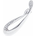 Biju Brož stříbrná smyčka 2040-1 9002040-1 – Zboží Dáma