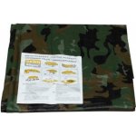 M.A.T. Krycí plachta s kovovými oky2 x 10 m maskovací – Hledejceny.cz